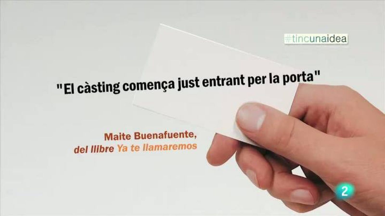 Tinc una idea - TUI - Maite Buenafuente