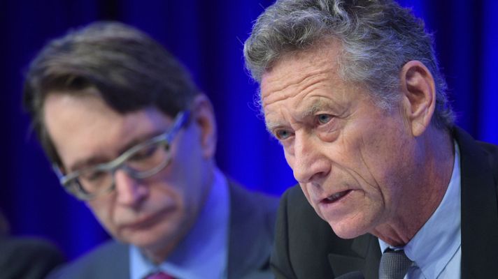 Telediario 1 - El FMI mejora las previsiones económicas para España en 2014 y 2015