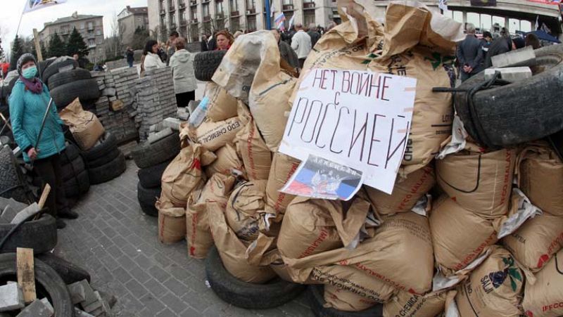 Ucrania dado un ultimátum a los activistas prorrusos para que, en 48 horas, abandonen de forma pacífica los edificios públicos