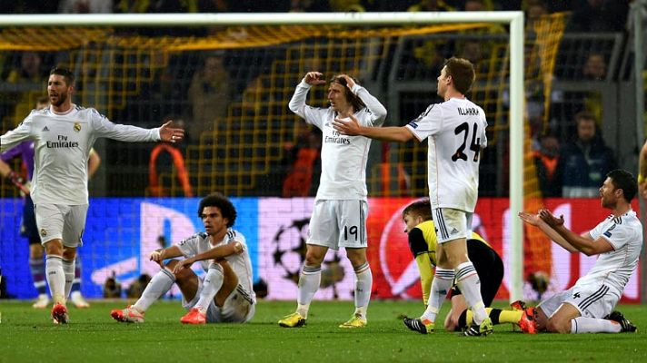 Telediario 1 - El miedo se apoderó del Real Madrid en el campo del Borussia