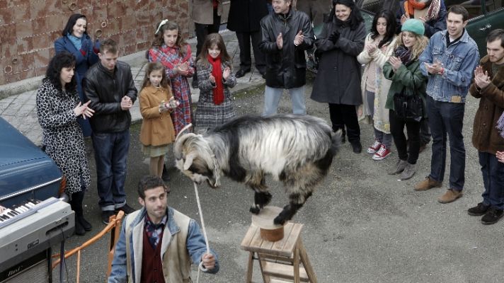 Cuéntame cómo pasó - Rodar con animales, una tarea complicada