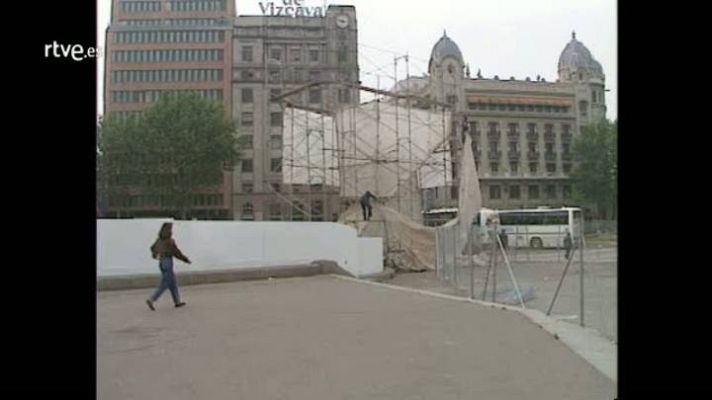 Arxiu TVE Catalunya - Subirachs crea el monument a Francesc Macià