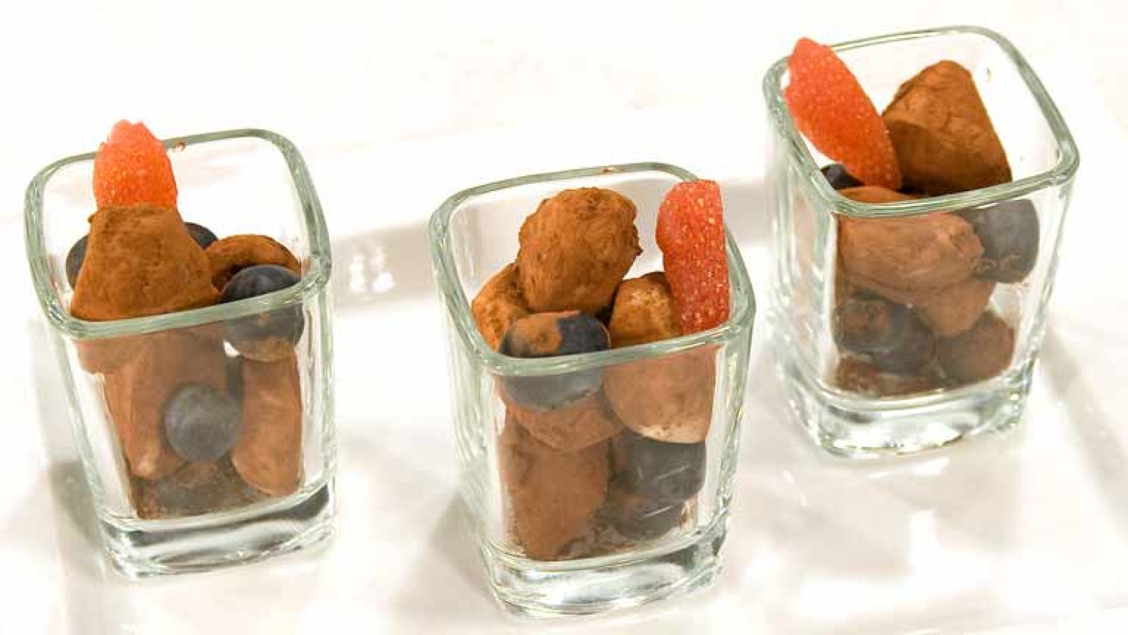 Trufas al pacharán sin alcohol