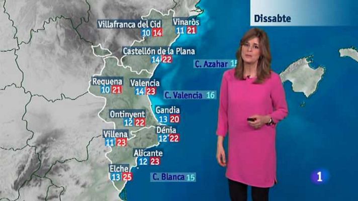 L'informatiu - Comunitat Valenciana - El tiempo en la Comunidad Valenciana - 11/04/14
