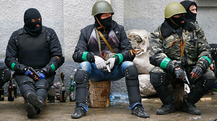 Telediario 1 - Ucrania insta a los prorrusos a deponer las armas