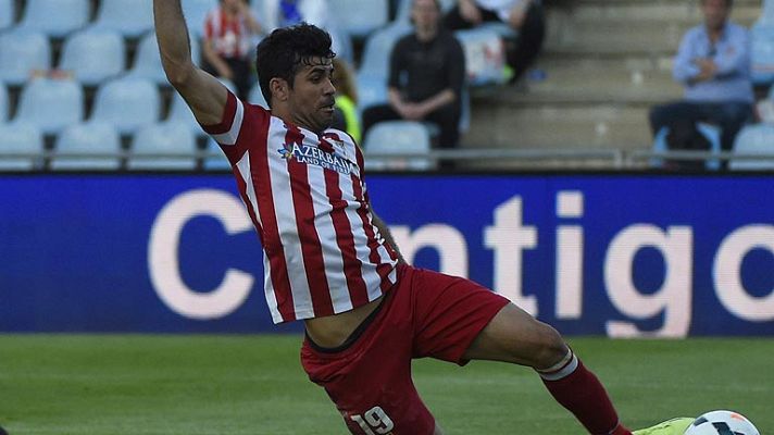Telediario 1 - Costa entrena con normalidad tras el susto en Getafe