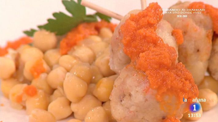 RTVE Cocina - Albóndigas de bacalao con garbanzos
