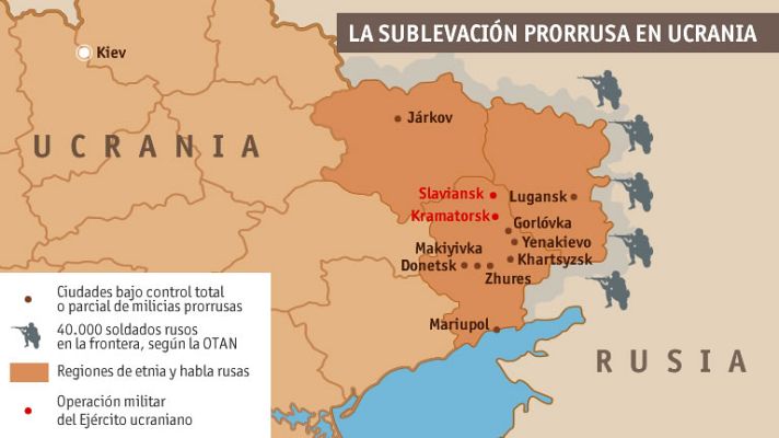La tarde en 24h - El ejército ucraniano arrebata a los prorrusos el aeródromo de Kramatorsk