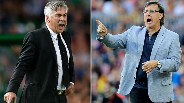 Telediario 1 - Final de la Copa del Rey: Test para Martino y Ancelotti