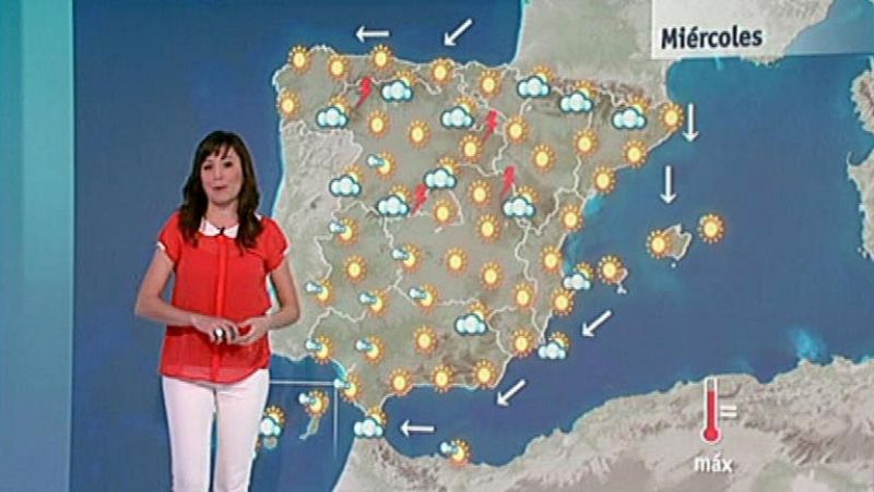 Sol en casi todo el país y tormentas en las montañas de la mitad norte