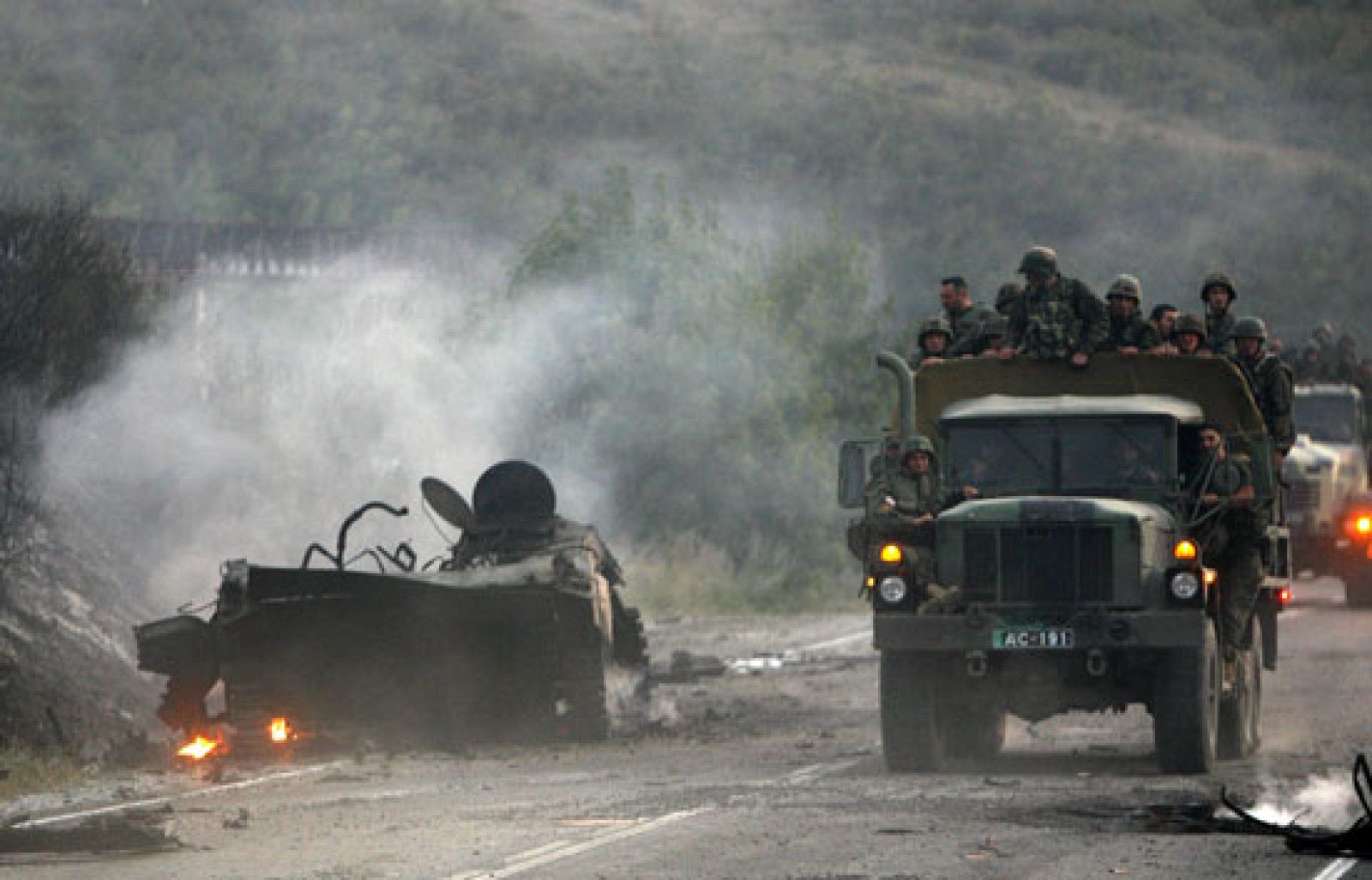 Prosigue el avance ruso en Georgia | Ver