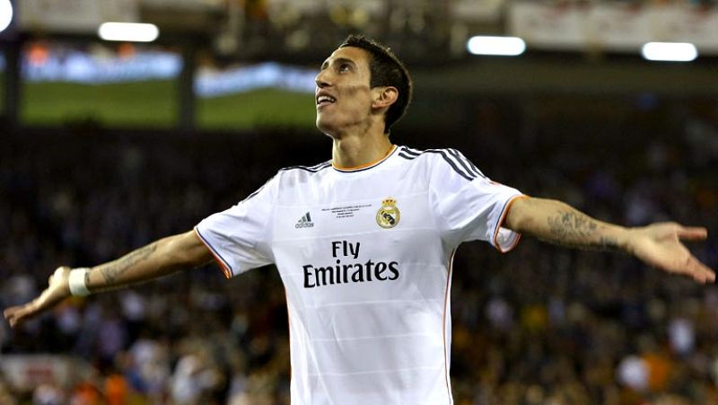 Di María inaugura el marcador de la final (0-1)