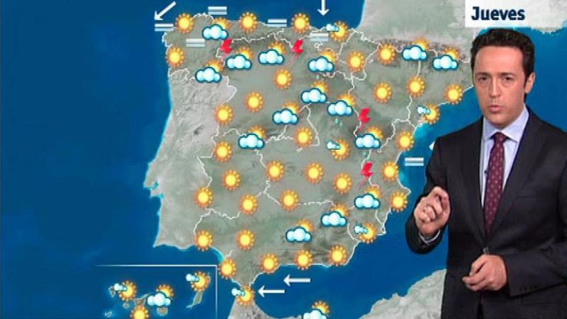 Empiezan a aumentar las nubes y habrá tormentas en el este