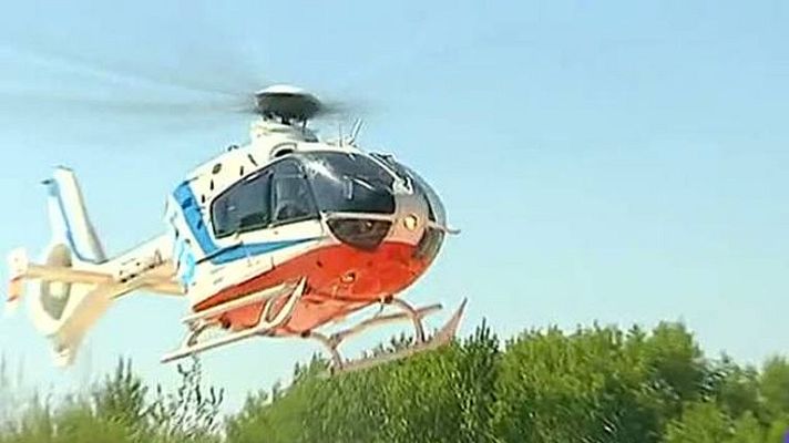 Telediario 1 - Los helicópteros, herramientas clave en emergencias