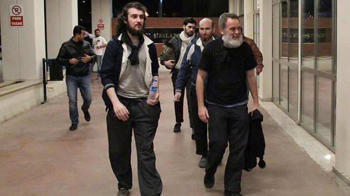 Informativo 24h - Liberados cuatro periodistas franceses en Siria tras diez meses de secuestro