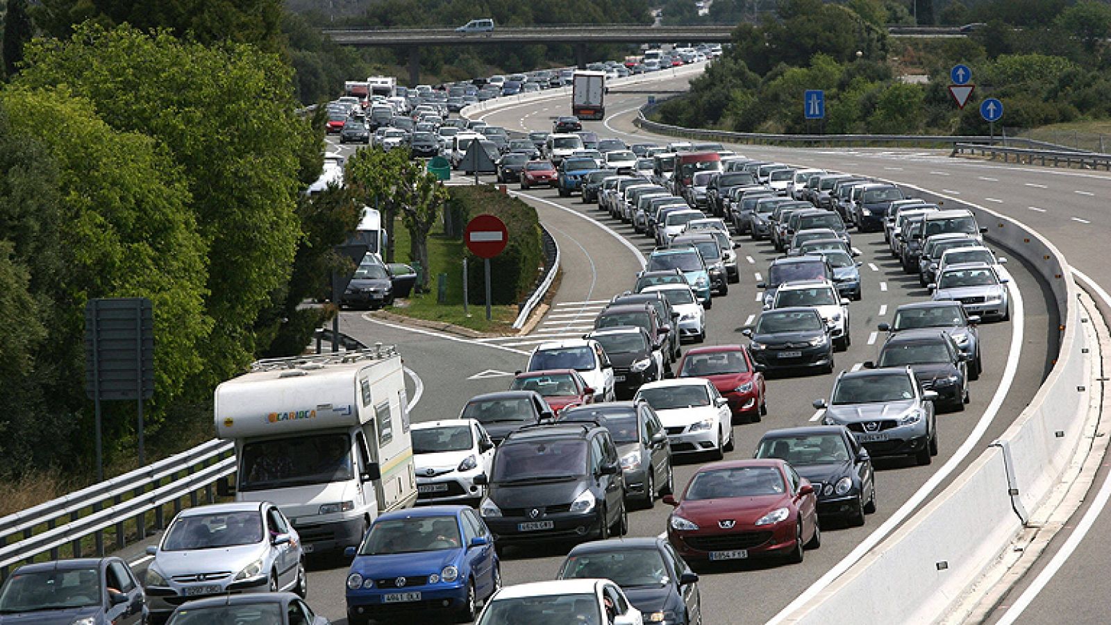 Complicaciones en las carreteras en el regreso de la Semana Santa