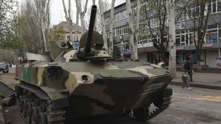 Telediario 1 - Al menos dos muertos en un tiroteo en Ucrania