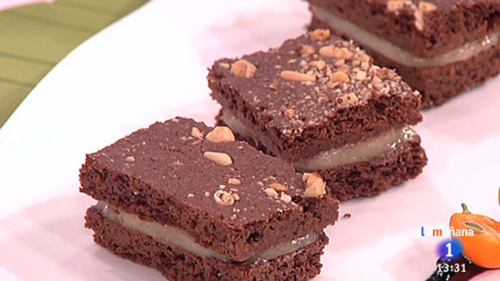 Brownia con crema de limón - RTVE Cocina | Ver