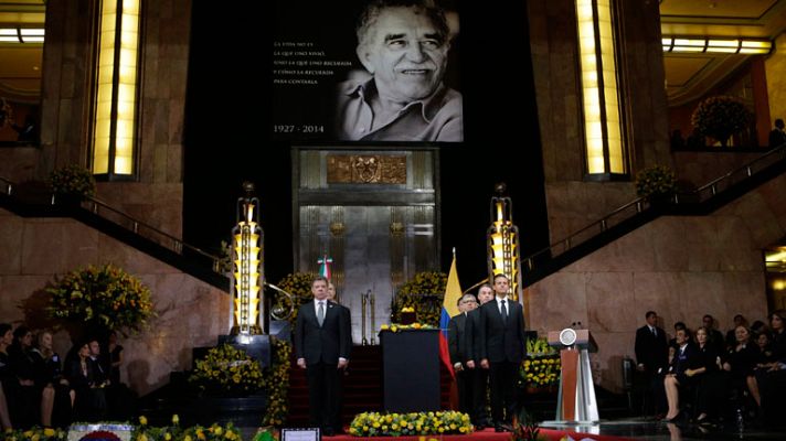 Telediario 1 - Miles de personas despiden a García Márquez, la voz mágica de la realidad latinoamericana