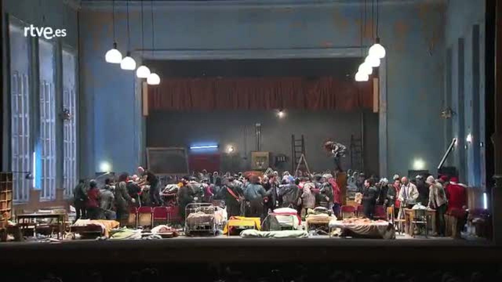 Atención Obras - La ciudad invisible - Coordinación en el escenario