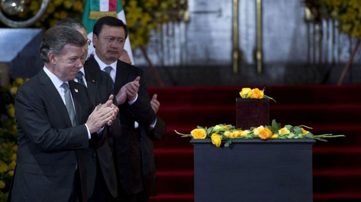 Telediario 1 - Despedida a Gabriel Garcia Márquez