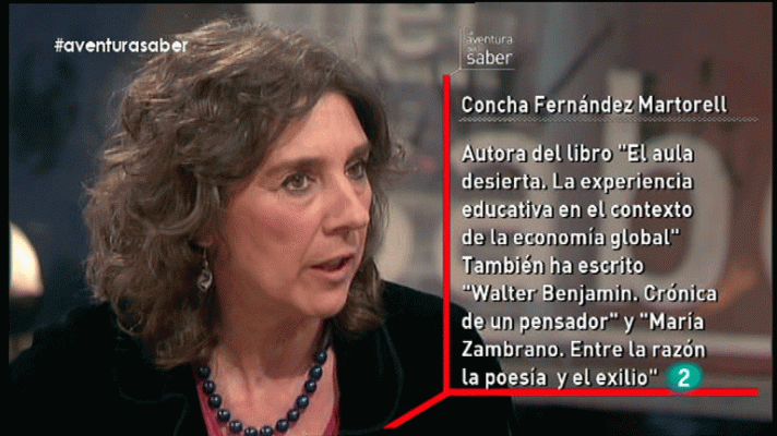 La aventura del Saber - La Aventura del Saber. Concha Fernández Martorell