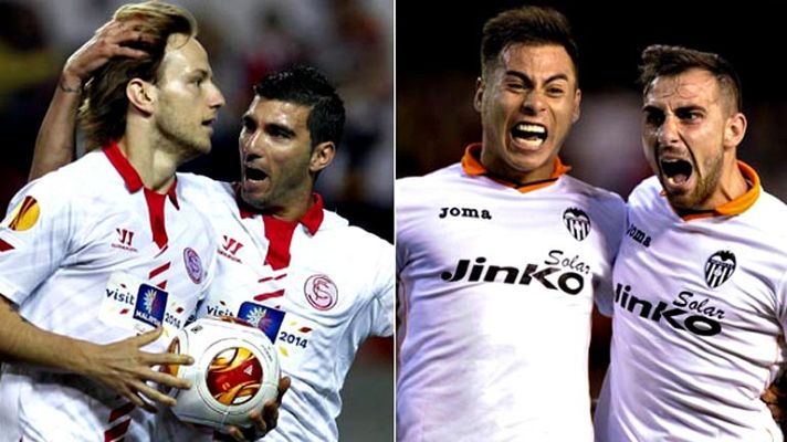 Telediario 1 - Sevilla y Valencia se ven las caras en Europa