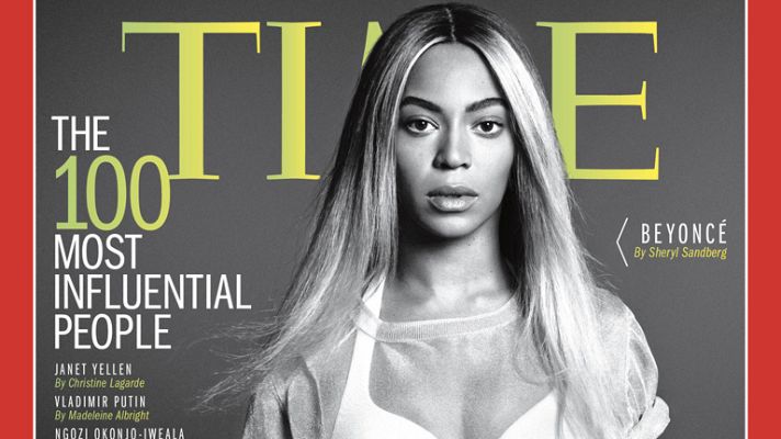 Telediario 1 - La revista Time publica la lista de las 100 personas más influyentes con Beyoncé en la portada