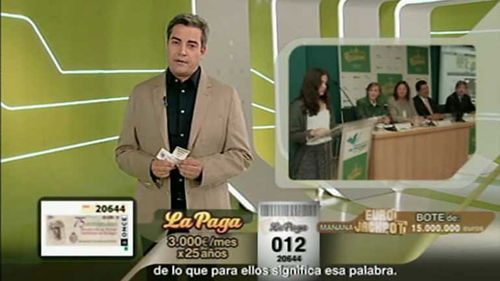 Sorteo ONCE - 24/04/14 - Ver ahora