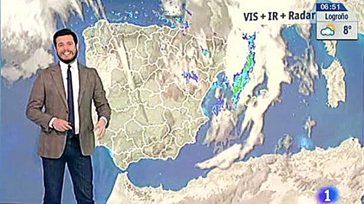 El tiempo - Se esperan para hoy lluvias en el norte peninsular y Baleares