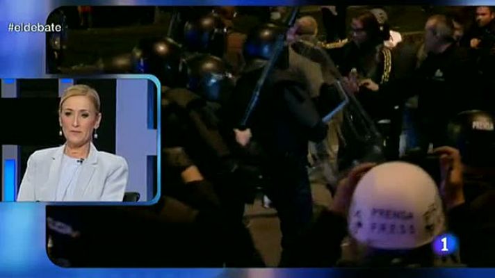 El debate de La 1 - Manifestaciones en Madrid