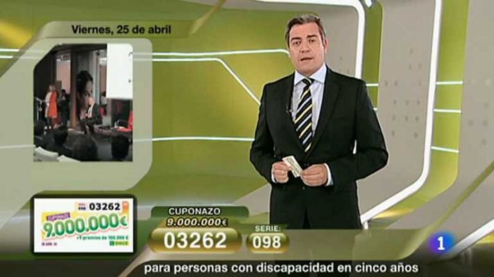 Sorteos ONCE - Sorteo ONCE - 25/04/14