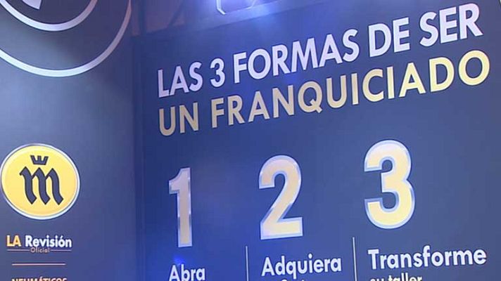 Telediario 1 - Miles de personas han visitado en Madrid "Expofranquicia"