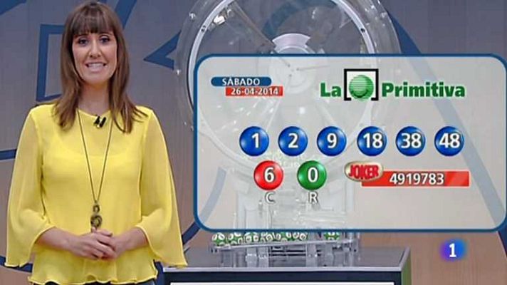 Loterías - Primitiva - 26/04/14