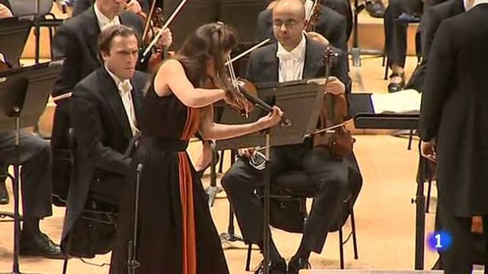 Telediario 1 - Janine Jansen, la gran violinista holandesa