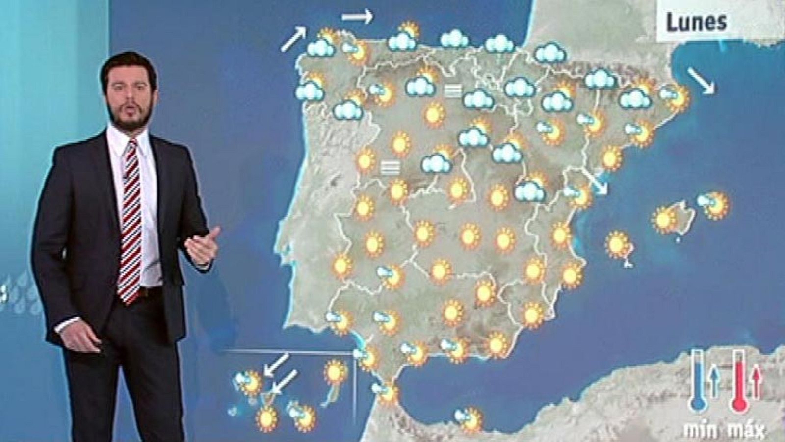 Lloviznas en la cornisa cantábrica y sol en el resto del país