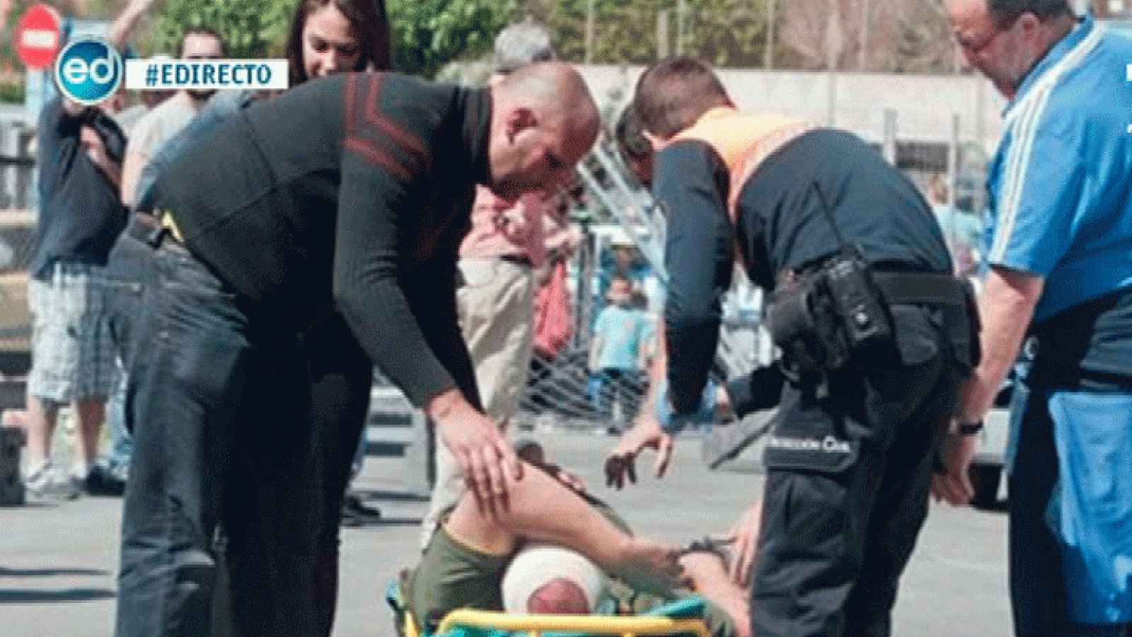 España Directo- 23 heridos al salir volando unos castillos hinchables en Alicante