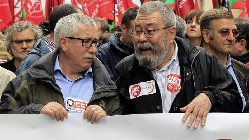 CC.OO. y UGT piden al Gobierno que cambie de política porque "la austeridad ha fracasado"