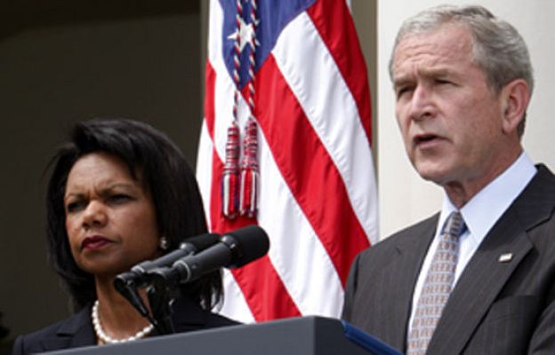  - Bush, preocupado por Georgia