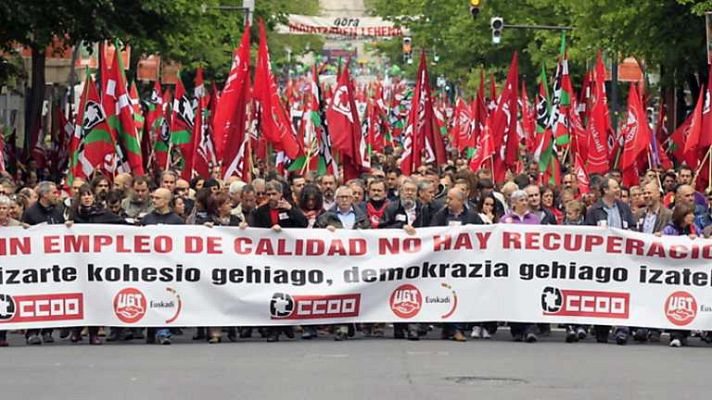 Telediario 1 - Telediario - 15 horas - 01/05/14