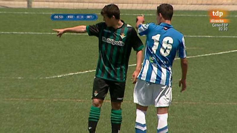 Fútbol - Torneo Interclubes Costa Blanca, fase previa. Real Sociedad - Real Betis Balompie. Desde Torrevieja (Alicante) - ver ahora