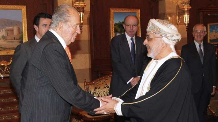 Telediario 1 - Concluye la visita del rey a Omán y Baréin