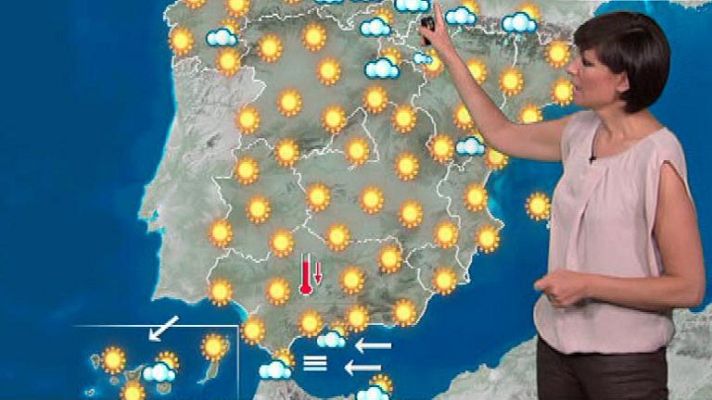 El tiempo - Precipitaciones en el Cantábrico y viento en Pirineos y valle de Ebro