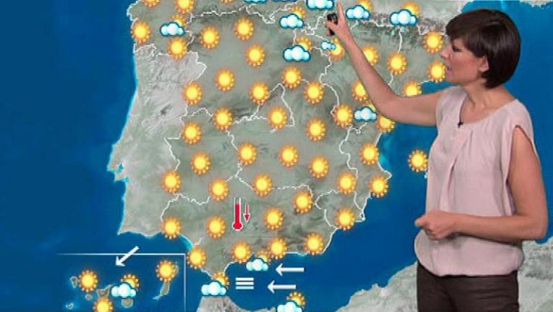 Precipitaciones en el Cantábrico y viento en Pirineos y valle de Ebro