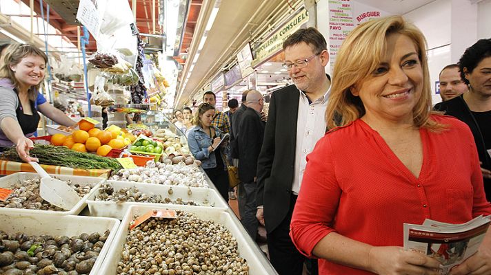 Telediario 1 - Elena Valenciano cuestiona la recuperación económica