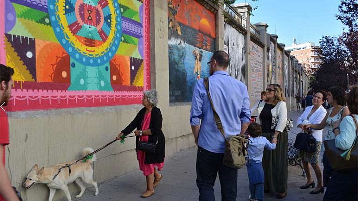 La 2 Noticias - Muros, arte urbano en Tabacalera