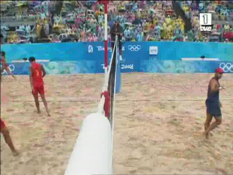 Voley playa masculino.China/España