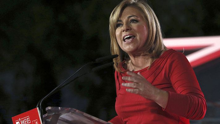 Telediario 1 - Valenciano pide el voto a PSOE para que en Europa "ganen los trabajadores"