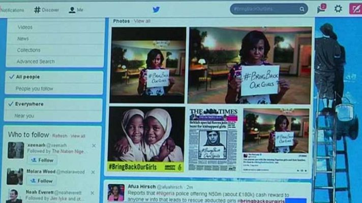 Telediario 1 - Redes sociales que ayudan al "activismo de sillón"