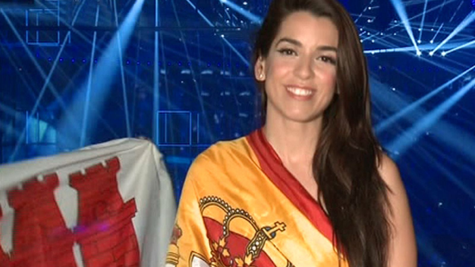 Ruth Lorenzo: "Me siento feliz y orgullosa de llevar esta bandera, sentir a mi gente y ser española"